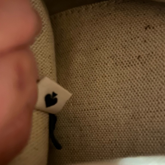 Kate Spade Navy Felt Carolyn Medium Shoulder Purse, Measures 13”x9.5”x5”. - Picture 8 of 8